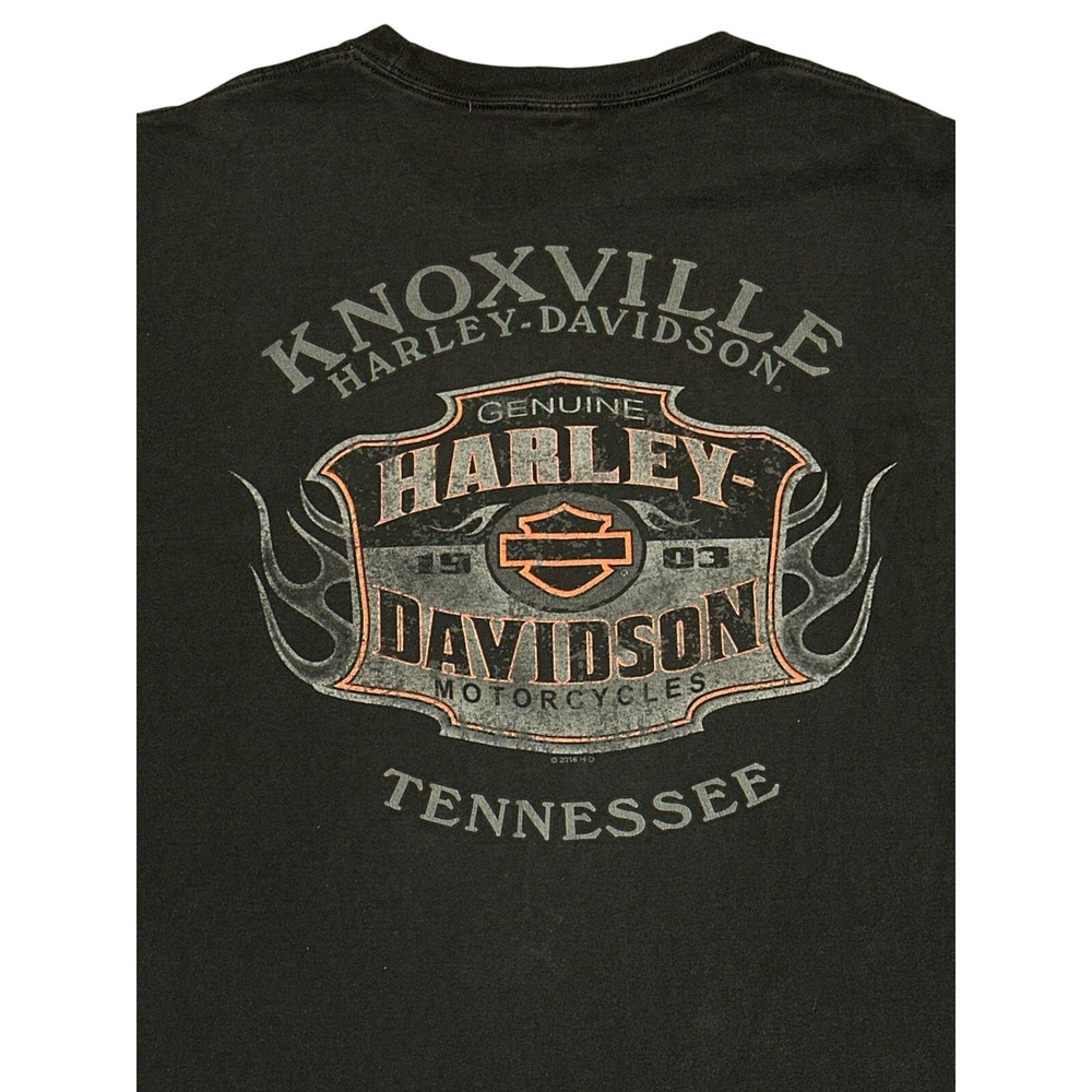 Harley-Davidson Motorcycles Knoxville Tennessee 2016 Men's T-Shirt Size 3XL